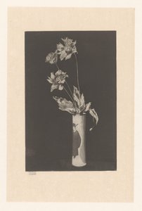 Flores em um vaso com motivos chineses A China de Théodore Roussel (signed by artist)
