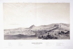 Panorama da Atenas Moderna de Théodose du Moncel