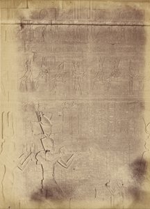 Close das inscrições hieroglíficas (provavelmente do Templo de Edfu)