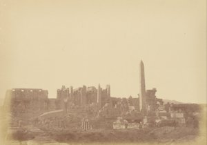 Visão geral do Palácio de Karnak