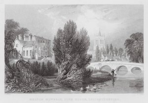 Melton Mowbray, Club House, Leicestershire (gravura) de Thomas (after) Allom