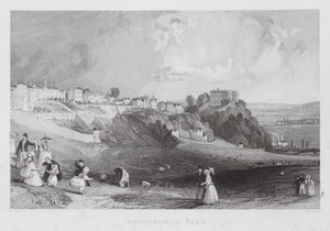Nottingham Park (gravura) de Thomas (after) Allom