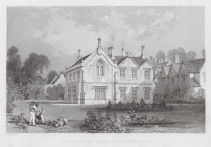 Scrivelsby Hall, Lincolnshire (gravura) de Thomas (after) Allom