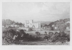 Southwell, Nottinghamshire (gravura) de Thomas (after) Allom