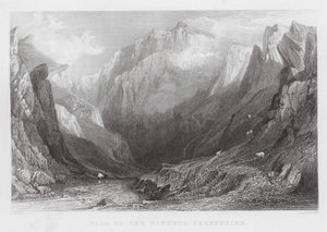 Vale of the Winnets, Derbyshire (gravura) de Thomas (after) Allom