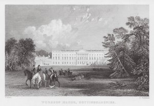 Worksop Manor, Nottinghamshire (gravura) de Thomas (after) Allom