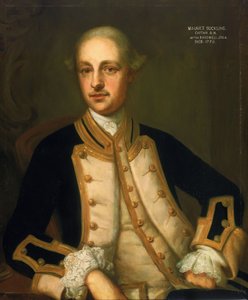 Capitão Maurice Suckling (1725-1778) de Thomas (after) Bardwell
