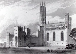 Fonthill Abbey do sudeste, de 