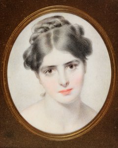 Fanny Kemble (esmalte) de Thomas (after) Lawrence