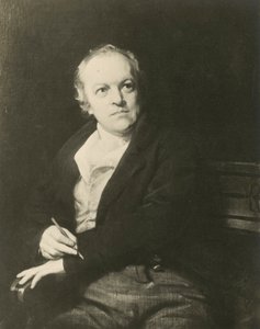William Blake, poeta e artista inglês (litho) de Thomas (after) Phillips