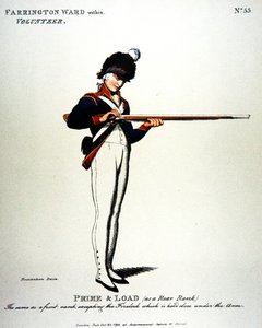 Farrington Ward, dentro, Voluntário de Thomas (after) Rowlandson