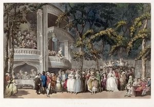 Vauxhall Gardens, Londres no século XVIII