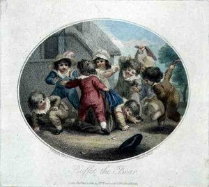 Buffet the Bear, gravado por Charles Knight (1743-c.1826), pub. por J.F. Tomkins