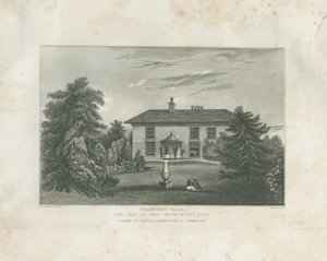Checkley - Beauhurst Hall: gravura, nd [c 1820-1830] (impressão) de Thomas (after) Underwood