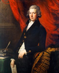 William Pitt the Younger, c.1788 (óleo sobre tela) de Thomas (attr. to) Gainsborough