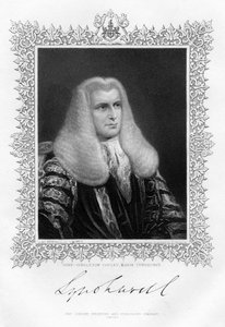 John Singleton Copley 1738-1815, Lord Chancellor britânico e político, século XIX.