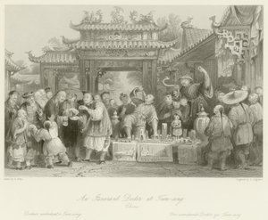 Um médico itinerante na Tien-sing de Thomas Allom