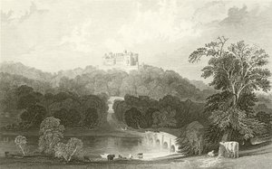 Castelo de Belvoir, Leicestershire de Thomas Allom