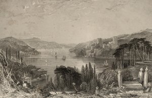 Boumeli Hissar, ou o Castelo da Europa de Thomas Allom