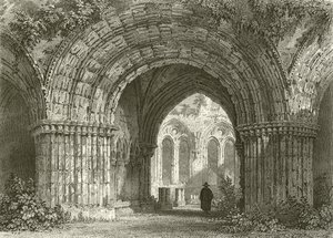Casa do Capítulo, Abadia de Furness de Thomas Allom