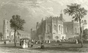 Castelo de Lancaster de Thomas Allom