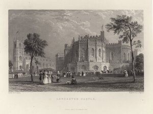 Castelo de Lancaster de Thomas Allom