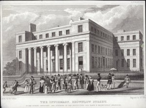Liverpool Infirmary, Brownlow Street de Thomas Allom