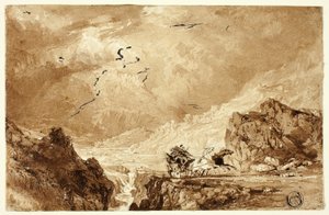 A Diligência nos Alpes de Thomas Allom
