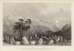 A pedra dos druidas perto de Keswick