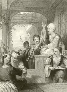 O Medak, ou contador de histórias oriental de Thomas Allom