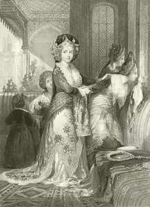 O favorito Odalique de Thomas Allom