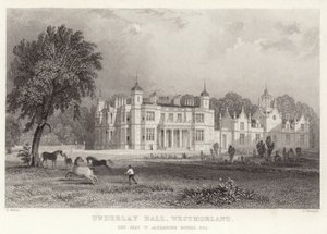 Underlay Hall em Westmoreland de Thomas Allom