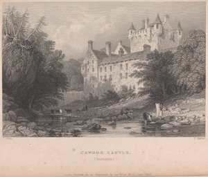 Cawdor Castle, Narnshire (publicado por G. Virtue); página 59 (Volume Um)