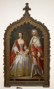 Thomas Fermor, 1º Conde de Pomfret e Henrietta Louisa, Condessa de Pomfret, c.1750