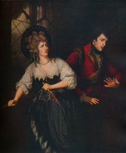 Sra. Siddons e JP Kemble na cena do punhal de Macbeth, 1786