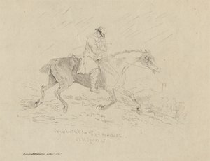 O Trote do Cadger de Thomas Bewick