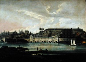Fairmount Waterworks, c.1830 (óleo sobre tela)