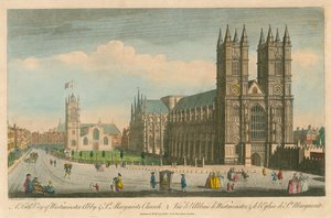 Vista sul da Abadia de Westminster e da Igreja de St. Margaret, em Londres