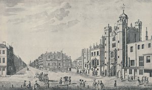 Fora do Palácio de St. Jamess, Pall Mall, 1740-1760, 1920 de Thomas Bowles