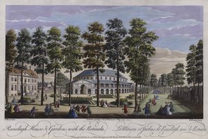 Casa Ranelagh e jardins com a rotunda, Londres, 1745
