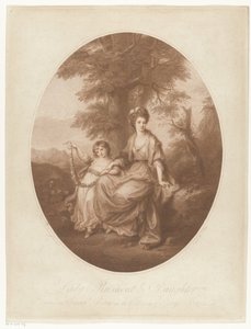 Retrato de Lady Rebecca Northwick e da sua filha Anne Rushout
Lady Rushout & Daughter (título sobre o objecto)