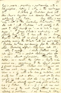Descreve o escritório que divide com Frank Bellew e uma carta de William Boutcher. Transcrição de Thomas Butler Gunn