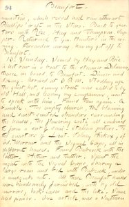 Thomas Butler Gunn Diaries - Volume 20, página 104, 12 de julho de 1862 de Thomas Butler Gunn