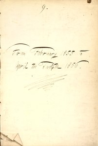 Thomas Butler Gunn Diaries - Volume 7, página 5, 1855-1856