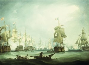 A Batalha de Trafalgar, 1805,