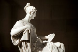 Escultura da Princesa Pauline Borghese (mármore) de Thomas Campbell