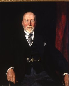 Retrato de Sir William Nicholson, c.1935-36 (óleo sobre tela)