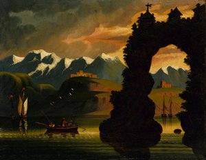 Paisagem, meados do século XIX.