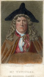 Sr. Wewitzer como Doutor Caius, 1819.