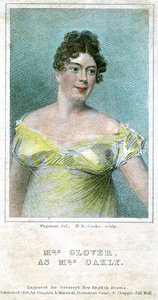Sra. Clover, como Sra. Oakly, 1818